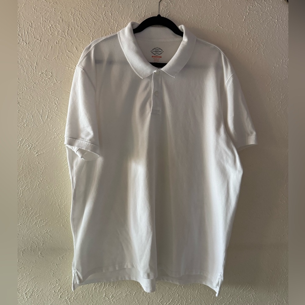 St. John's Bay White Polo Shirt